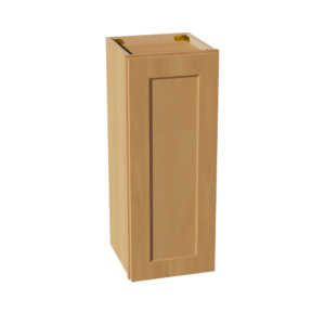 HT-W1230: Timber Wood Shaker 12"W x 30"H 1 Door & 2 Shelves Standard Wall Cabinet