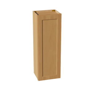 HT-W1542: Timber Wood Shaker 15"W x 42"H 1 Door & 3 Shelves Standard Wall Cabinet