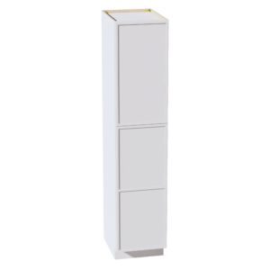 SF-TP1884: Frost White Slim Shaker 18"W x 84"H x 24"D 2 Doors & 5 Shelves Tall Shelf Pantry Cabinets