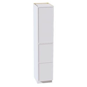 SF-TP1890: Frost White Slim Shaker 18"W x 90"H x 24"D 2 Doors & 5 Shelves Tall Shelf Pantry Cabinets