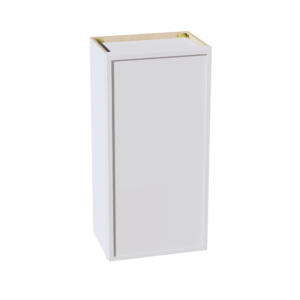 SF-W1836: Frost White Slim Shaker 18"W x 36"H 1 Door & 2 Shelves Standard Wall Cabinet