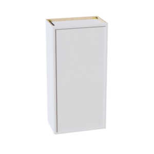SF-W2142: Frost White Slim Shaker 21"W x 42"H 1 Door & 3 Shelves Standard Wall Cabinet