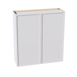 SF-W3942: Frost White Slim Shaker 39"W x 42"H 2 Doors & 3 Shelves Standard Wall Cabinet