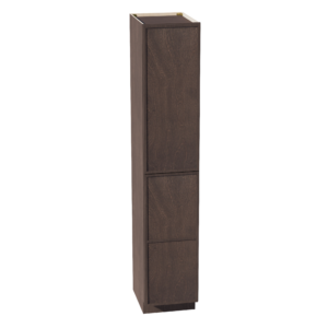 SM-TP1896: Mocha Brown Slim Shaker 18"W x 96"H x 24"D 2 Doors & 6 Shelves Tall Shelf Pantry Cabinets