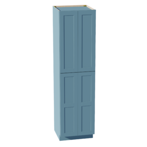 TG-TP2490: Soft Green Shaker 24"W x 90"H x 24"D 4 Door & 5 Shelves Tall Shelf Pantry Cabinets