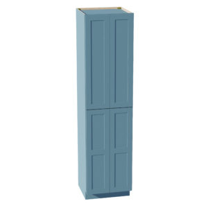 TG-TP2496: Soft Green Shaker 24"W x 96"H x 24"D 4 Door & 6 Shelves Tall Shelf Pantry Cabinets