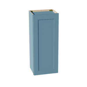 TG-W1536: Soft Green Shaker 15"W x 36"H 1 Door & 2 Shelves Standard Wall Cabinet