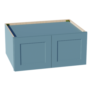 TG-W331524: Soft Green Shaker 33"W x 15"H x 24"D 2 Doors Standard Bridge Wall Cabinet