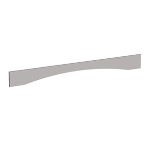 HA-VAR54: Ash Gray Shaker 54"W x 5-1/2"H x 3/4"D Arched Valance
