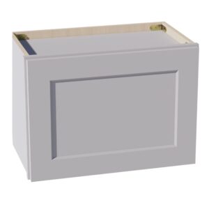 HA-W2115: Ash Gray Shaker 21"W x 15"H 1 Door Standard Wall Bridge Cabinet