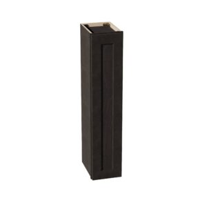 HG-W0942: Dark Gray Shaker 09"W x 42"H 1 Door & 3 Shelves Standard Wall Cabinet