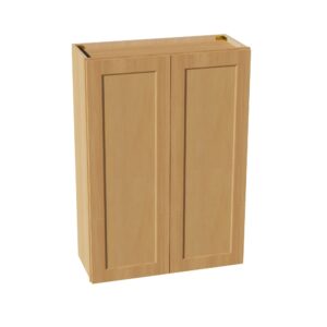 HT-W3042: Timber Wood Shaker 30"W x 42"H 2 Doors & 3 Shelves Standard Wall Cabinet