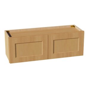 HT-W3612: Timber Wood Shaker 36"W x 12"H 2 Doors Standard Wall Bridge Cabinet