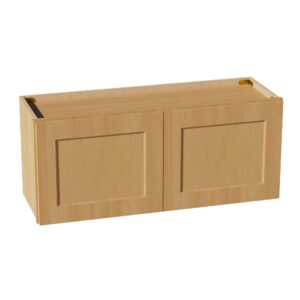 HT-W3615: Timber Wood Shaker 36"W x 15"H 2 Doors Standard Wall Bridge Cabinet