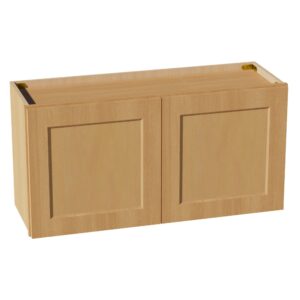 HT-W3618: Timber Wood Shaker 36"W x 18"H 2 Doors Standard Wall Bridge Cabinet