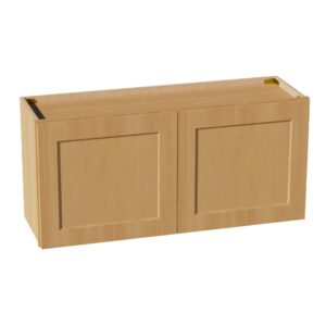 HT-W3918: Timber Wood Shaker 39"W x 18"H 2 Doors Standard Wall Bridge Cabinet